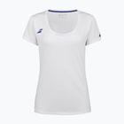 Babolat Gyermek póló Play Cap Sleeve Top Jr fehér/fehér