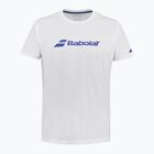 Gyermek Babolat Exercise T-shirt Jr fehér/fehér
