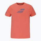Babolat férfi Exercise Big Flag póló forró korall színben