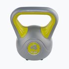 Kettlebell Sveltus Fit 4 kg szürke/sárga