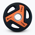 Olimpiai súlytárcsa Sveltus Olympic Disc With Handles 2,5 kg black