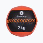 Sveltus fali labda 2 kg fekete/piros