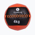 Sveltus fali labda 4 kg fekete/piros