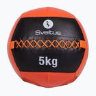 Sveltus fali labda 5 kg fekete/piros