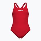Arena Team Swim Pro Solid piros/fehér egyrészes gyermek fürdőruha