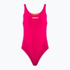 Női egyrészes fürdőruha arena Team Swim Tech Solid piros 004763/960
