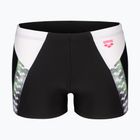 Férfi úszónadrág arena Stripe Swim Short black/white/multi