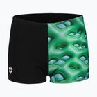 Gyerek úszónadrág arena Foam Swim Short black/soft green multi