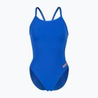 Női egyrészes fürdőruha arena Team Swimsuit Challenge Solid neon blue/team orange