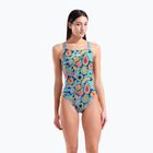 Női egyrészes fürdőruha arena Fruits Lace Plus Back multi/turquoise / multi