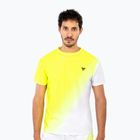 Férfi teniszpóló Tecnifibre X-Loop Tee white/yellow
