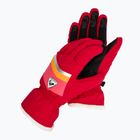 Női síkesztyű Rossignol New Piste G ruby red