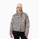 Női pehelydzseki Rossignol Aretu Allover Down Nature Wild Leopard Print