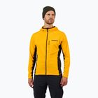 Férfi kapucnis pulóver Rossignol Blackside Mix Full Zip Hoodie Fleece saffron yellow