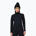 Női polár pulóver Rossignol Mid Layer Stretch Half Zip black