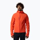Férfi sífutódzseki Rossignol Venon Wind Hoodie neon red