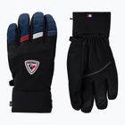 Férfi síkesztyűk Rossignol Strato R-Shell Dry dark navy