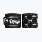 Ökölvívó kötszerek Venum Hand Wraps fekete/fehér