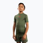 Gyermek edzőpóló Venum Contender Rashguards Jr khaki