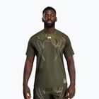 Férfi edzőpóló Venum Serpenti Dry Tech khaki/bronze/ivory