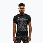 Férfi edzőpóló Venum X Polaris Rashguards fekete/vihar szürke