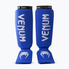Sípcsont- és lábfejvédők Venum Kontact Shin Guards royal blue/silver