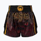 Férfi edzőshort Venum Quetzal Fury Muay Thai black/fury red/tangerine