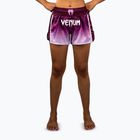 Női edzőshort Venum Iris Muay Thai plum/white