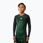 Gyerek rashguard Venum Attack Kids Rashguard forest green/off white