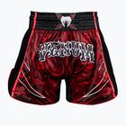 Férfi edzőshort Venum Wolf Attack Muay Thai Shorts black/red