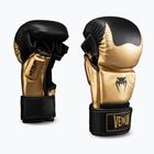 MMA kesztyűk Venum Attack 2.0 Sparring Leather gold/black