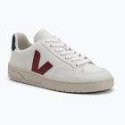 Férfi cipők VEJA V-12 Leather white/marsala/navy
