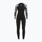 Női búvárruha ROXY 3/2 Elite XT ST Printed FZ GBS 2021 true black/black flowers