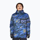 Férfi snowboard kabát DC Propaganda angled tie dye royal blue