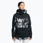 Női snowboard kabát ROXY Presence Parka 2021 true black black flowers