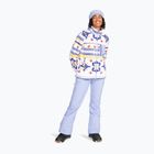 Női ROXY Alabama teljes cipzáras világos fehér pulóver