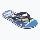 Quiksilver Molokai Art 25 Ifjúsági flip flop tüzes koronakék trópusi kék tropicamo