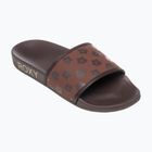 Női ROXY Slippy IV barna kombinált flip-flopok
