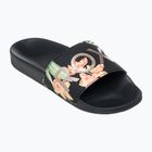 Női ROXY Slippy II flip-flop fekete/zöld mintás flip-flopok
