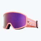 Női snowboard-szemüveg ROXY Izzy coral chic/clux ml l purple