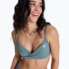 Fürdőruha felső ROXY Solid Essentials Wrap Bralette agave green