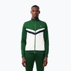 Férfi pulóver Lacoste SH2646 green / white / navy blue