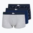 Lacoste férfi boxeralsó 5H1288 3-as csomag tengerészkék/fehér/ezüst ch