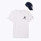 Férfi póló + sapka Lacoste TH1044 alb/albastru navy