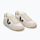 Női cipők VEJA V-10 Prime Leather pure/black/parme