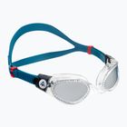 Aquasphere Kaiman átlátszó/petrol/tükrös ezüst úszószemüveg EP3180098LMS