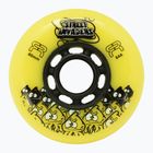 Görkorcsolya kerekek FR Skates Street Invaders Wheels 80mm/84A X4 yellow/black