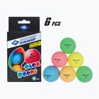 Asztalitenisz labdák Donic-Schildkröt Colour popps Poly 40+ 6db. multicolour