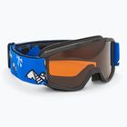 Gyerek síszemüveg Alpina Piney black/ blue matt/ orange