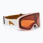 Síszemüveg Alpina Ladis Q white/ gold matt/ gold